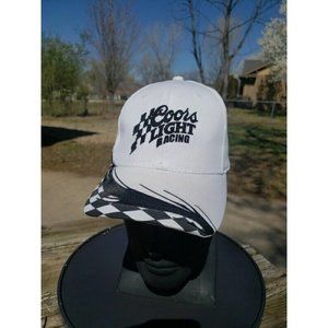 Vintage Coors Light Racing Strapback‎ Hat Cap Genuine Quality